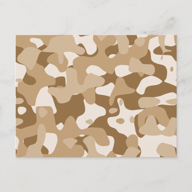 Desert Camouflage Vykort (Framsida)