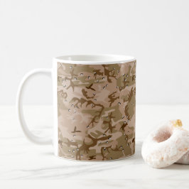 Desert Camouflage with Pebbles, Military, Army Kaffemugg