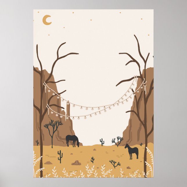 Desert Canyon Poster (Framsidan)