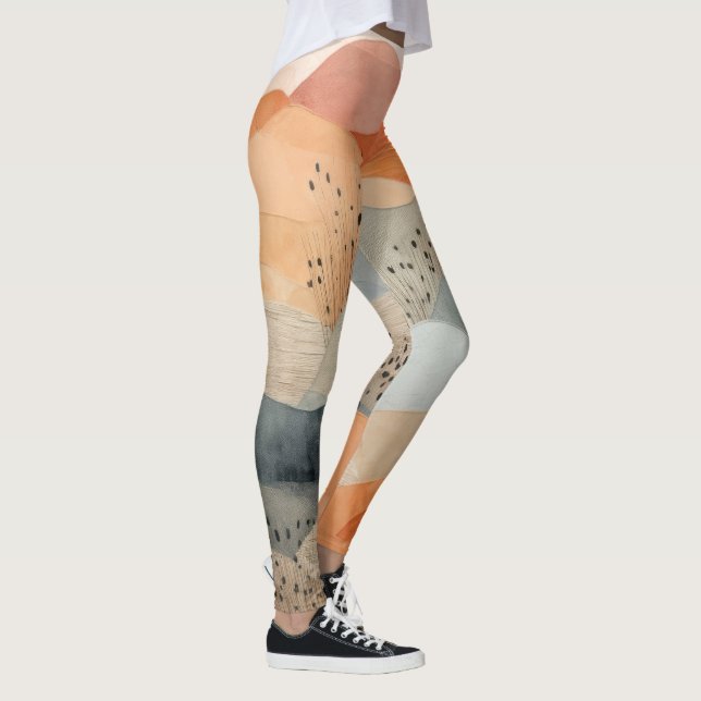 Desert Canyon Watercolor Leggings (Höger)