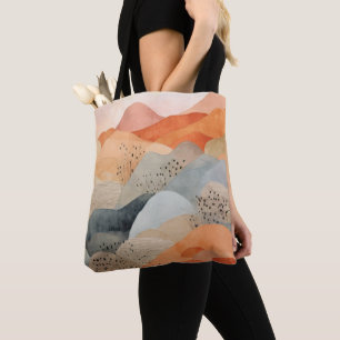 Desert Canyon Watercolor Tote Tygkasse