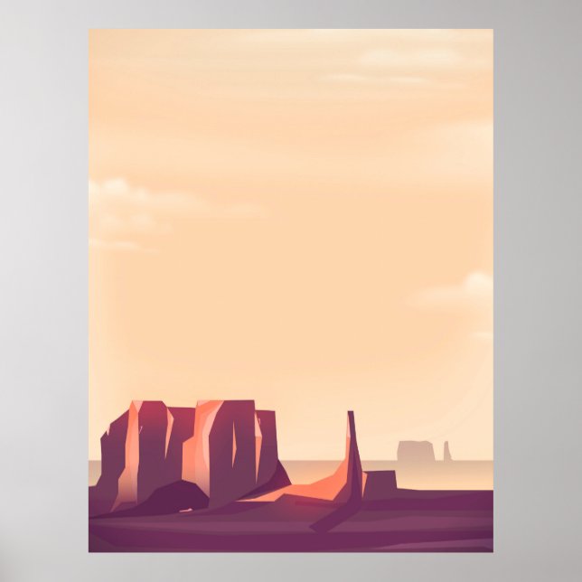 Desert Canyons Poster (Framsidan)