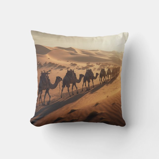 Desert Caravan Journey of Camels Kudde (Framsida)