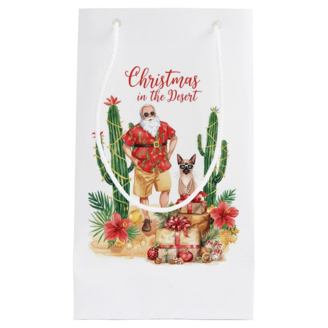 Desert Christmas with Cactus Santa Claus  (Framsidan)