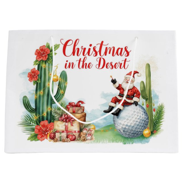 Desert Christmas with Cactus Santa Claus  (Framsidan)