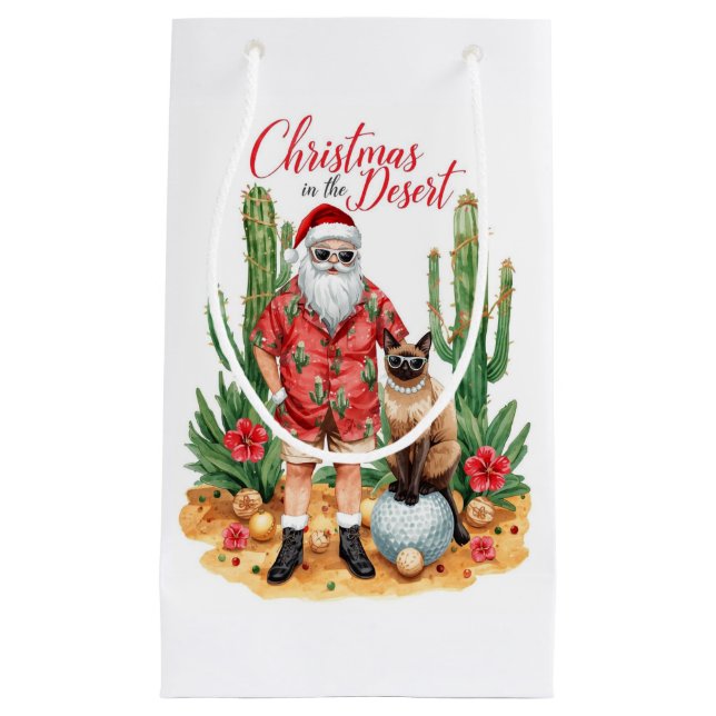 Desert Christmas with Cactus Santa Claus  (Framsidan)