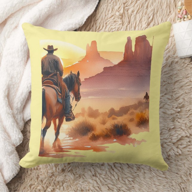Desert Cowboy Kudde (Filt)