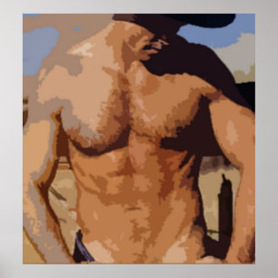 Desert Cowboy Poster