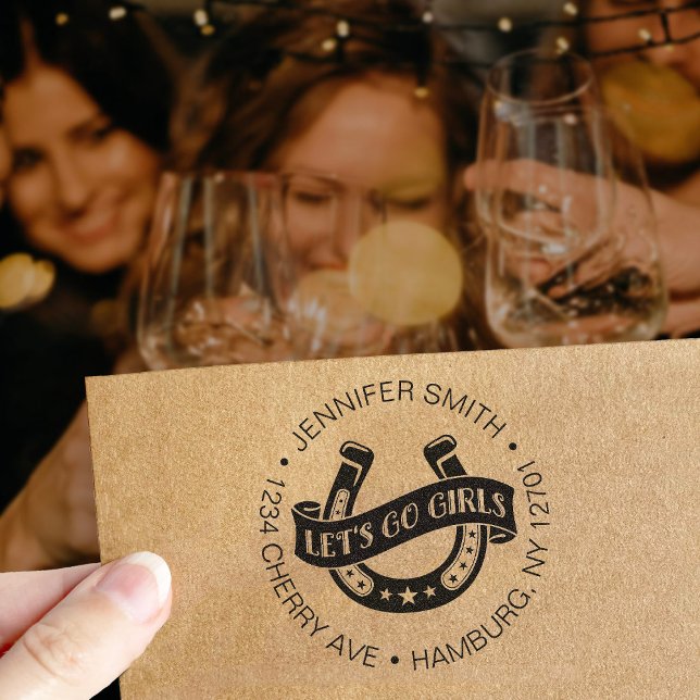 Desert Cowgirl Last Rodeo Bachelorette Party Stämpel (Skapare uppladdad)