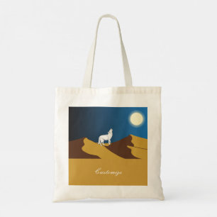 Desert Coyote Howling Full Moon Thunder_Cove Tygkasse