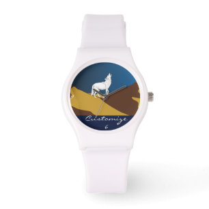 Desert Coyote Howling Thunder_Cove Armbandsur