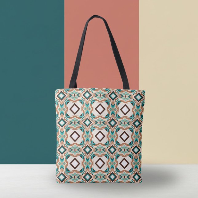 Desert Crossways Tote Bag Tygkasse (Skapare uppladdad)