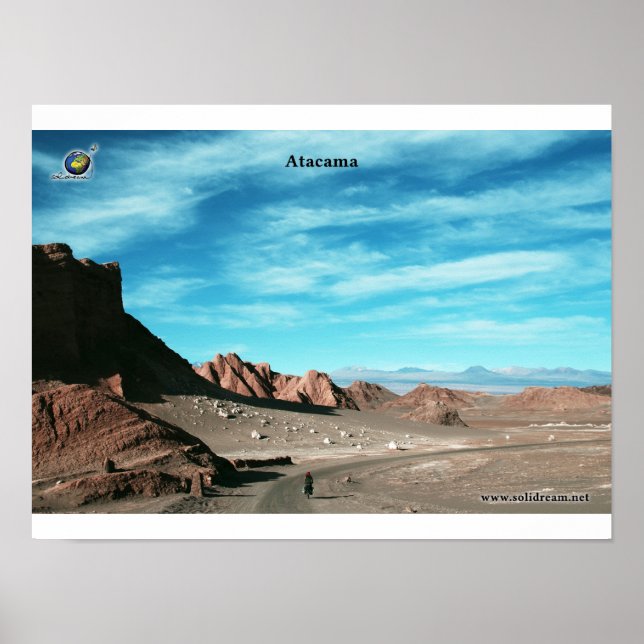Désert d'Atacama Poster (Framsidan)