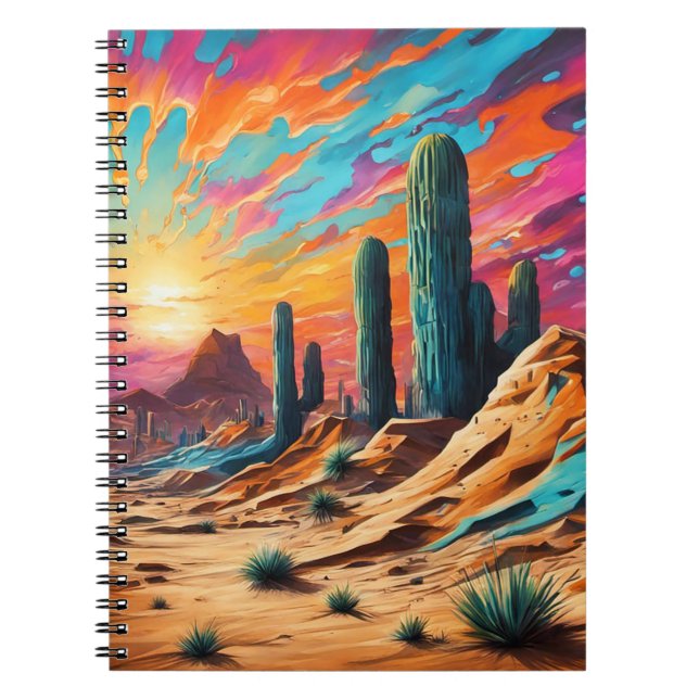 Desert Dawn Anteckningsbok (Framsidan)