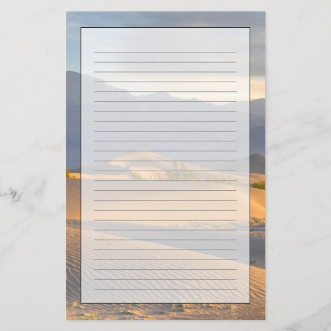 Desert Dawn Brevpapper (Framsida)