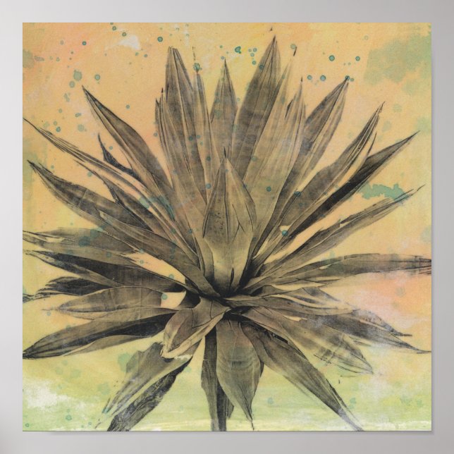 Desert Dreams | Grönt Plant Poster (Framsidan)