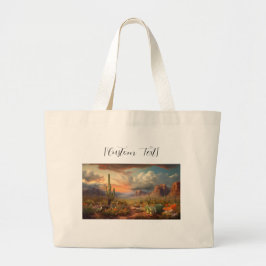 Desert Dreams - Tote Bag Jumbo Tygkasse