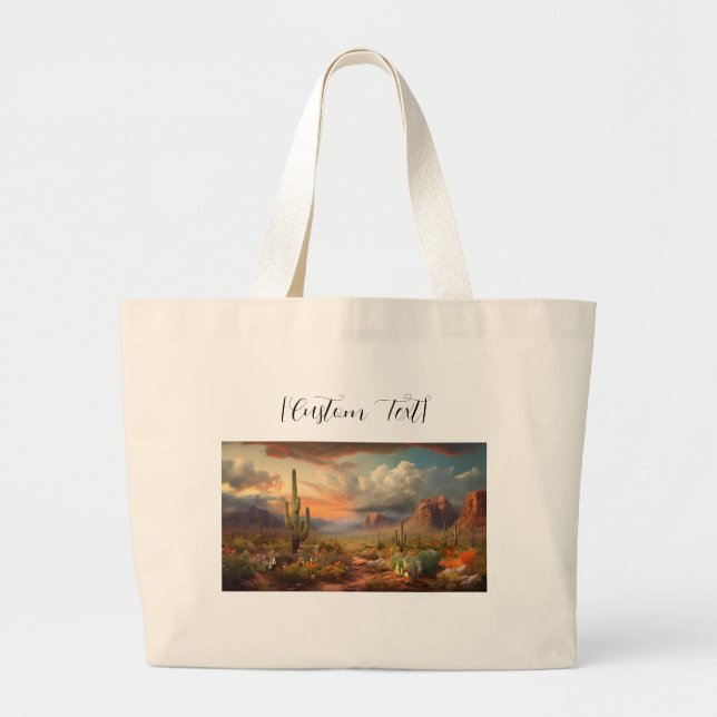 Desert Dreams - Tote Bag Jumbo Tygkasse (Framsidan)