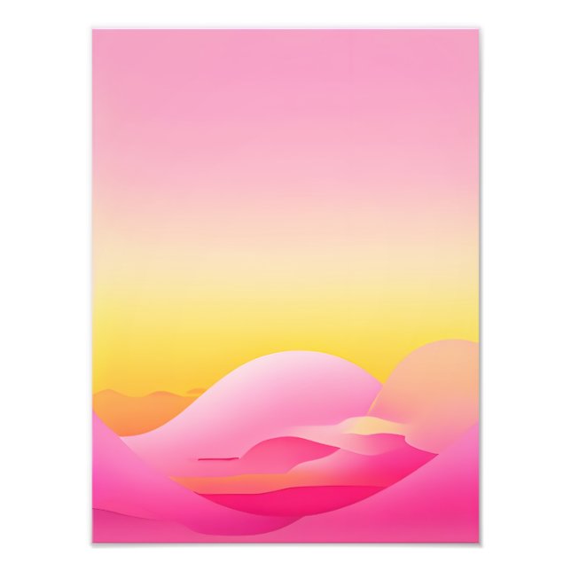 Desert Dreamscape Fototryck (Framsidan)