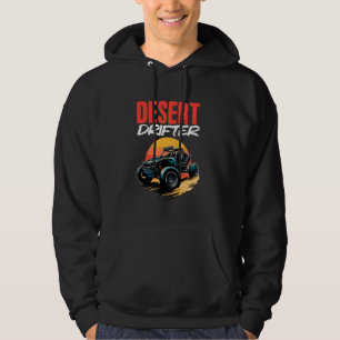 Desert Drifter Beach Sand Tävling Rail Tävla Dun Hoodie