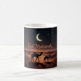 Desert Eid Mubarak Nattdesign Kaffemugg