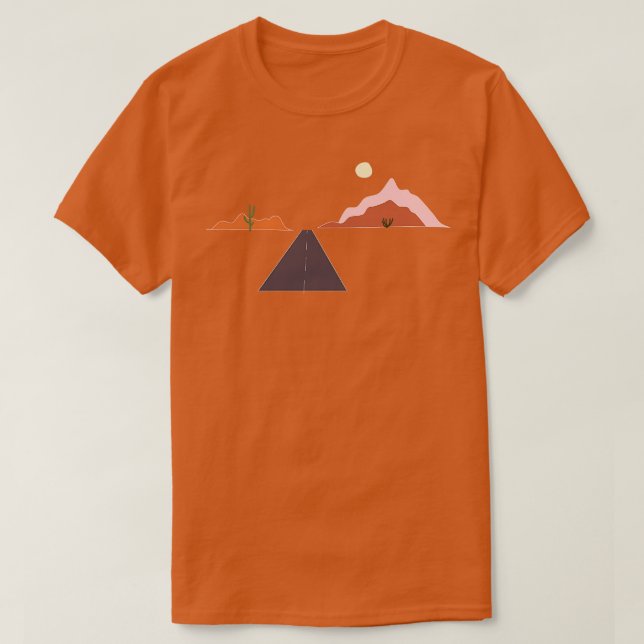 Desert-enhet T Shirt (Design framsida)