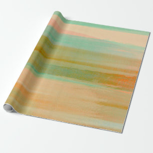 Desert Färg Southwest Sunset Aqua Orange Wra Presentpapper
