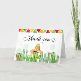 Desert Fiesta Cactus Taco "Bout A Baby Shower Tack Kort