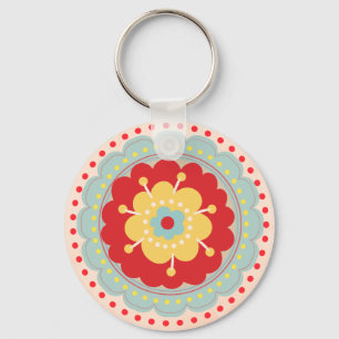 Desert Flower Keychain Nyckelring