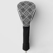 Desert Flowers in Grått Golf Head Cover