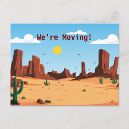 DESERT FLYTTA POSTCARD HELG VYKORT