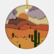 Desert Gammala västern Cactus Saguaro Arizona Orna
