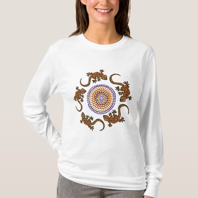 Desert Gecko Animal-älskare Shirt Tee Shirt (Framsida)