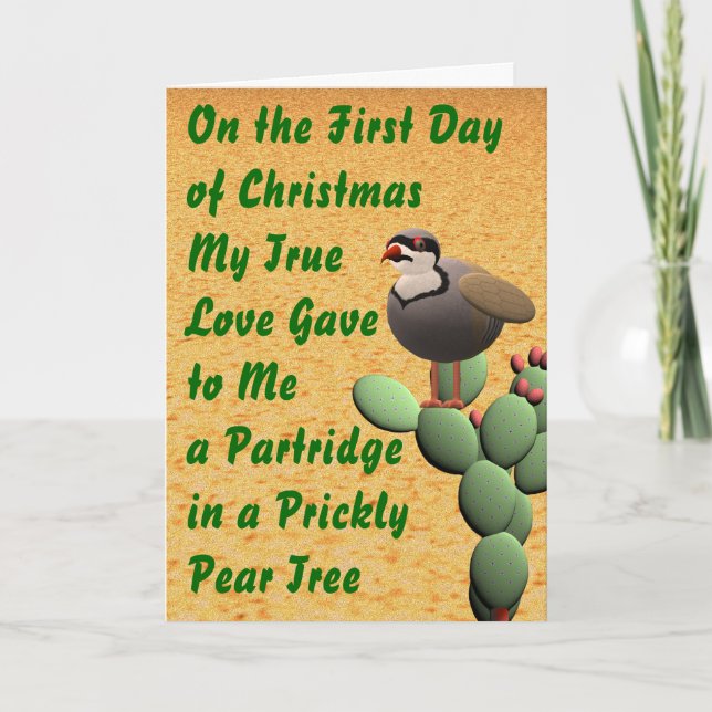 Desert God jul Helgkort (Framsida)