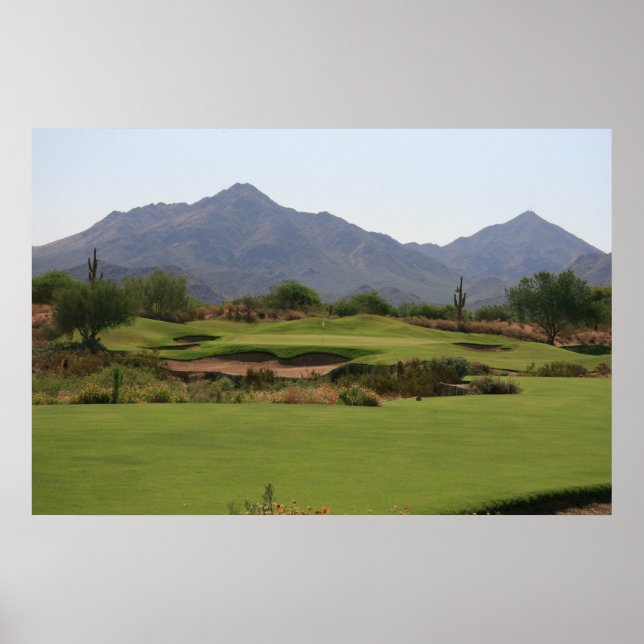 Desert Golf Poster (Framsidan)