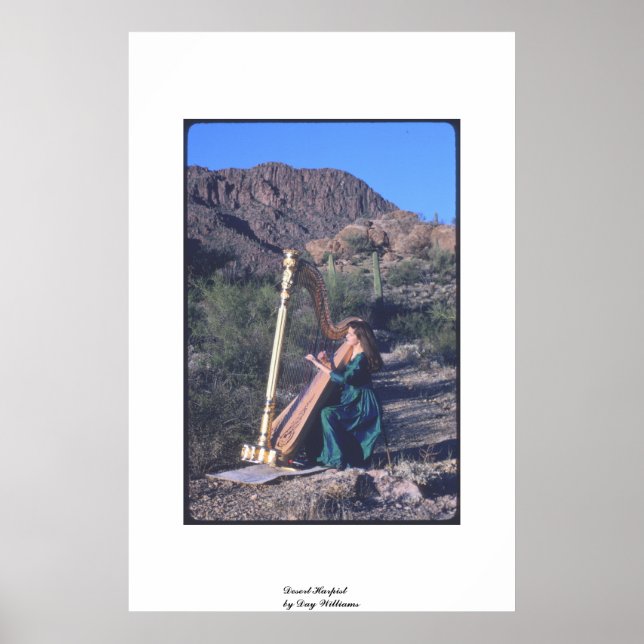 Desert Harpist Poster (Framsidan)