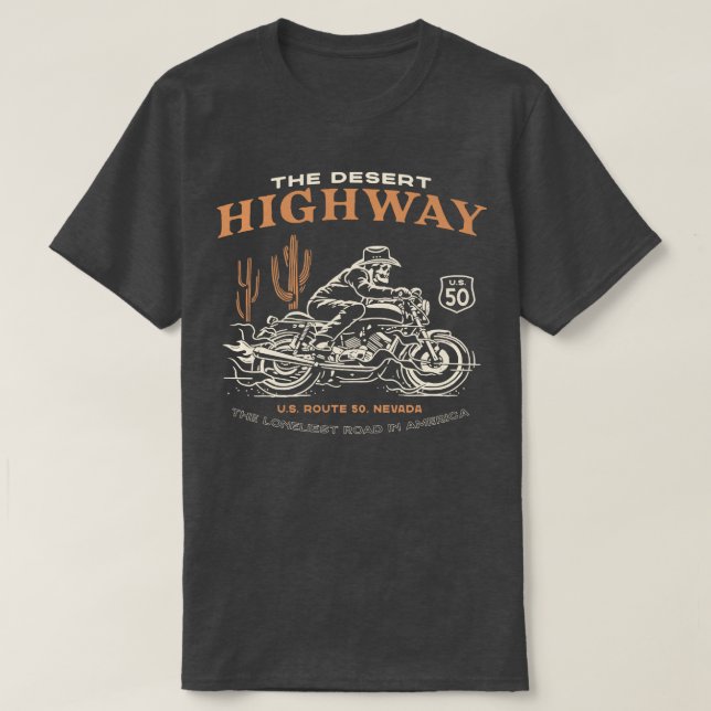 DESERT HIGHWAY T SHIRT (Design framsida)