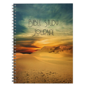 Desert Himlar Bible Study Journal Anteckningsbok