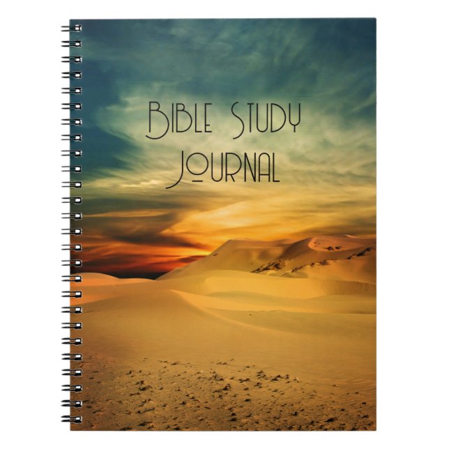 Desert Himlar Bible Study Journal Anteckningsbok (Framsidan)