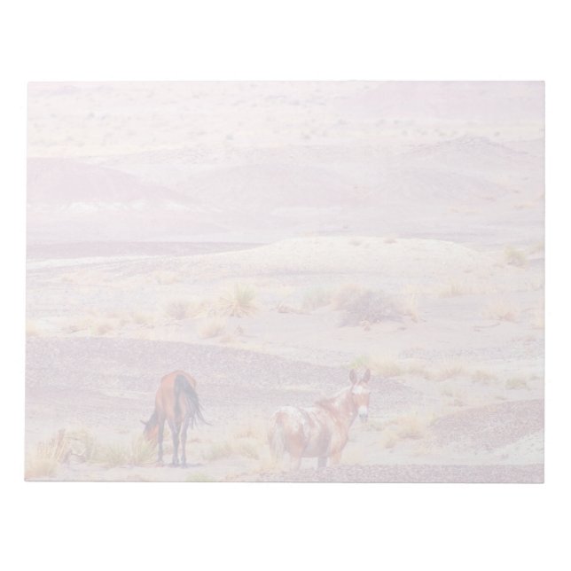 Desert Horses P8639 Anteckningsblock (Framsida)