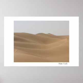 Desert i Dubai Poster