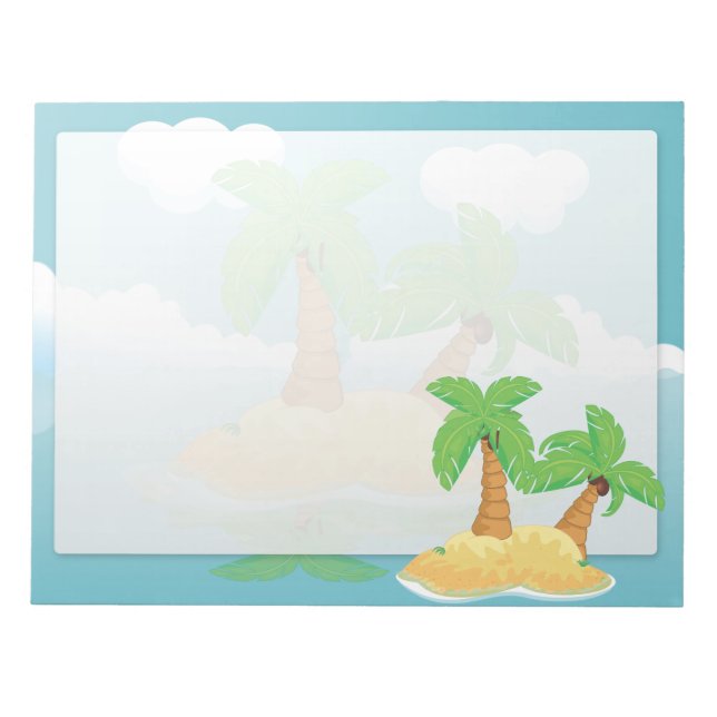 Desert Island Anteckningsblock (Framsida)