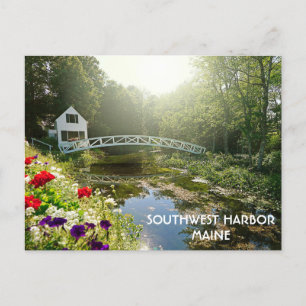 Desert Island Travel i Southwest Harbor Maine Vykort