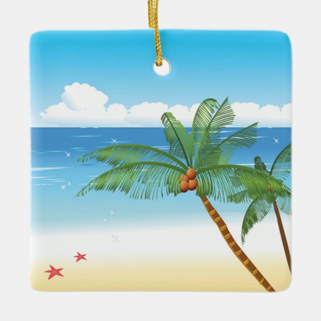 Desert Isle Julgransprydnad Keramik (Framsida)