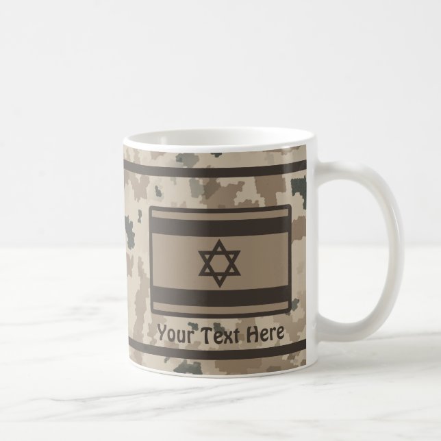 Desert israelisk Flagga Kaffemugg (Höger)