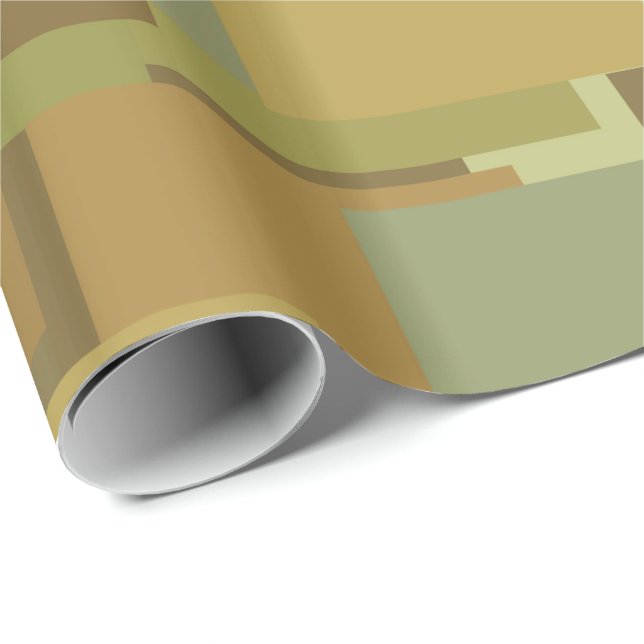 Desert-kamerarektanglar Presentpapper (Rullad Hörn)