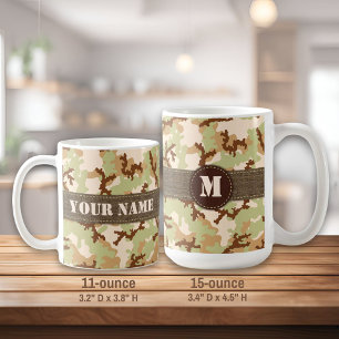 Desert-kamouflage Kaffemugg