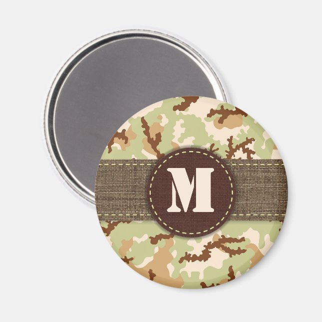 Desert-kamouflage Magnet (Front/Back)