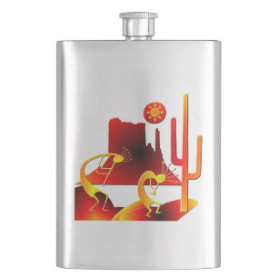 Desert Kokopelli Fickplunta