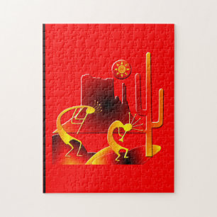 Desert Kokopelli Pussel